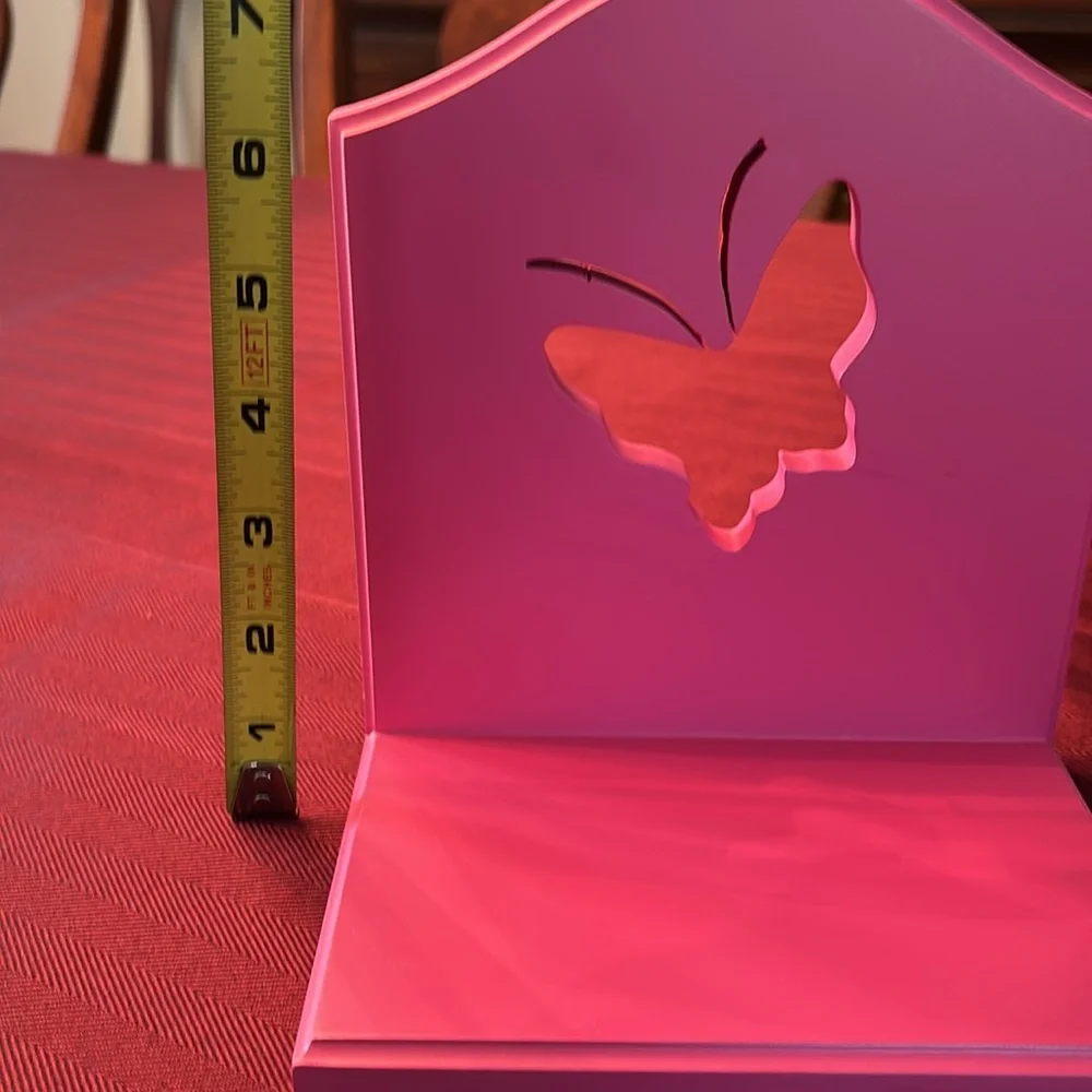 Pink Butterfly Wall Shelf’s set of two
